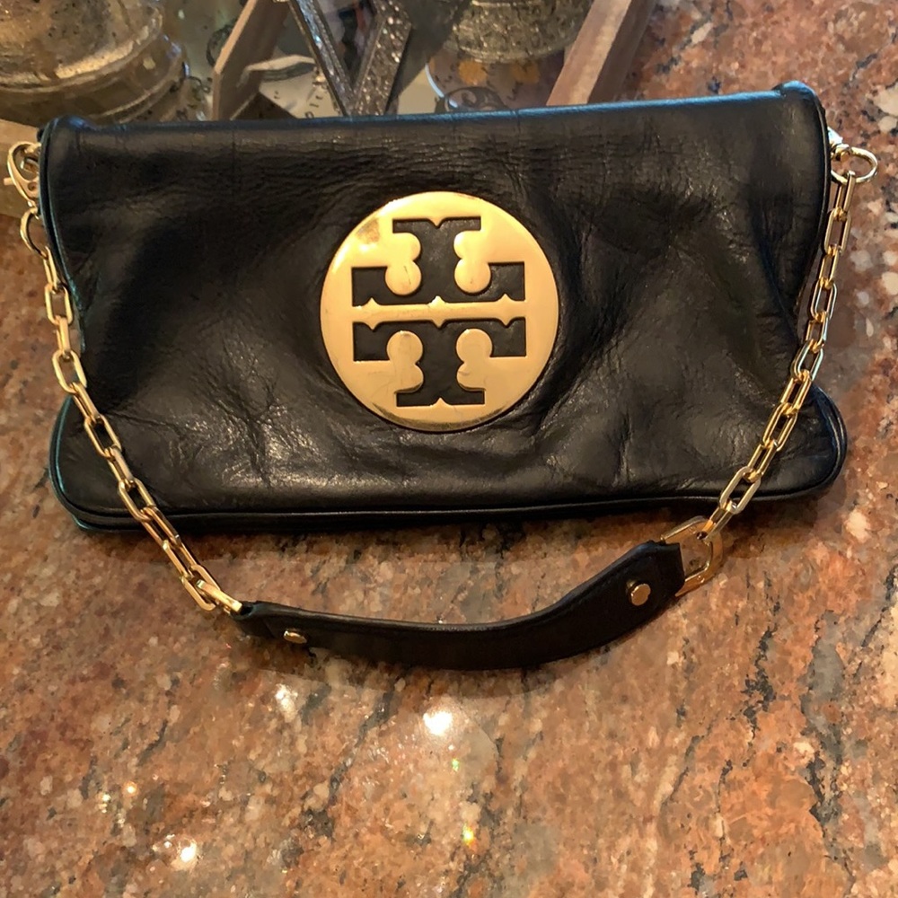 Gorgeous all leather authentic Tory Burch purse⭐️